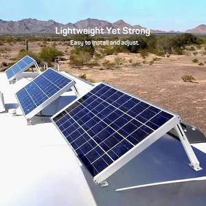 Kit de <span class=keywords><strong>support</strong></span> de <span class=keywords><strong>panneau</strong></span> <span class=keywords><strong>solaire</strong></span> à installation rapide, 2 pièces, <span class=keywords><strong>pour</strong></span> module individuel, <span class=keywords><strong>pour</strong></span> <span class=keywords><strong>bateau</strong></span>, camping-car, toit plat - Product Image 5