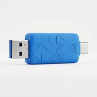USB Flash Drive Bentuk Kartun Custom 2.0 OTG 4GB 8GB 16GB 32GB 64GB USB 3.0 dengan Cover Karet PVC, Hadiah Promosi