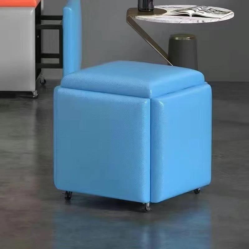 Blue / waterproof leather