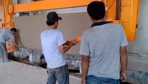 ACC-Anlage zur Herstellung von Betonblock-Kern komponenten einschl ießlich SPS-Getriebe - Product Image 6