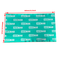 Tapis insonorisant en caoutchouc butyle 5 mm 460x800 mm pour voiture, feuille d'isolation phonique et anti-vibration pour portes, sols, roues et bureaux