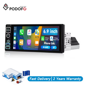 วิทยุติดรถยนต์ Podofo 6.9 นิ้ว 4+64G ระบบแอนดรอยด์ รองรับ Wireless CarPlay/Android Auto หน้าจอ IPS พร้อม GPS WIFI BT AI DSP BT EQ ระบบเสียงสเตอริโอในรถยนต์ ODM - Product Image 1