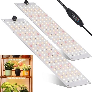 Luces de cultivo de 4 paneles para plantas de interior Piso Espectro completo 1-4 Temporizador de Halo blanco 3 modos de luz 10 Atenuación - Product Image 2