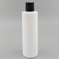 Botella Cilíndrica de Plástico HDPE de 250 ml (8 oz) para Champú, Acondicionador y Loción, Envase Cosmético Vacío con Bomba y Tapa, Suministro de Fábrica