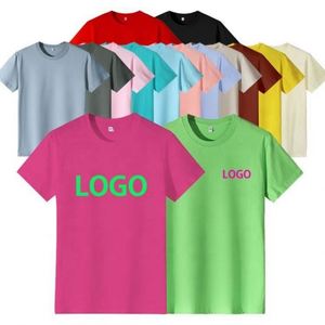 Comfortable Non-Shrink 100%Cotton Men's Round Neck T Shirts Summer Short <b>Sleeve</b> Crew Neck T Shirts - Product Image 1