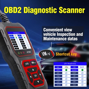 Lector de código de escáner de coche rojo AT500 12V con herramientas de diagnóstico de pantalla para OBD2 <span class=keywords><strong>OBDII</strong></span> EOBD CAN Protocolos Coches - Product Image 4