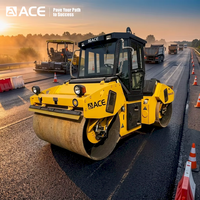 ACE Group ATC212 Compacteur vibrant à double tambour 12 tonnes, hydraulique intégral, tandem, pour asphalte, avec pompe et moteur Cummins, roulement