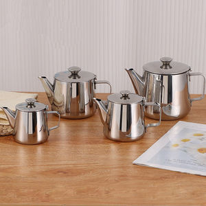 무료 샘플 스테인리스 스틸 찻주전자 커피 드립 푸어오버 핸들 주전자 포트 - Product Image 1