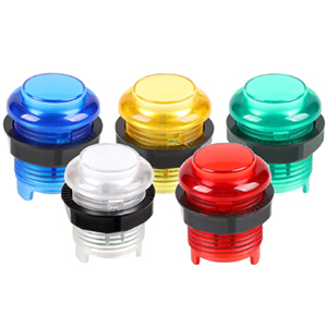 Aismartlink LED <span class=keywords><strong>Arcade</strong></span> <span class=keywords><strong>Joystick</strong></span> Tasten-Set Ellipsenförmiger Ovaler Stil 8-Wege-<span class=keywords><strong>Joystick</strong></span> +20 X LED <span class=keywords><strong>Arcade</strong></span>-Tasten für 2-Spieler-Videospiele - Product Image 6