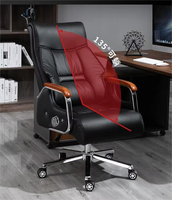 Haute qualité renouvelable inclinable en cuir Pu patron chaise de bureau exécutif roues Massage chaise d'ordinateur de haute qualité