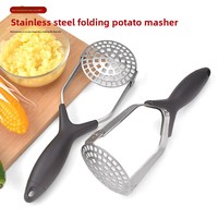 Fabriek Directe Verkoop Roestvrijstalen Aardappelpers Stamper Gebakken Bonen Crusher Aardappelpuree Maker Appelmoesvruchten Gereedschap