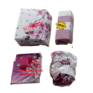 6Pcs Bộ Đồ Giường Bộ Với Phù Hợp Với Rèm Cửa Rèm Cửa Bộ 8 Mảnh Bộ Đồ Giường Trải Giường Bộ Và Tấm Nữ Hoàng Kích Thước Với Rèm - Product Image 3