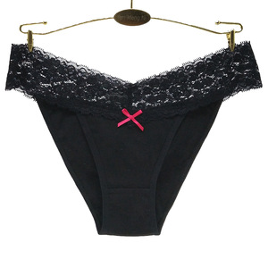 All'ingrosso a buon mercato prezzo tinta unita Bikini donna pizzo mutandine di cotone da donna mutandine <span class=keywords><strong>pantaloni</strong></span> - Product Image 3