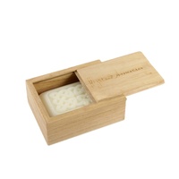 Boîte à couvercle coulissant en bois faite à la main, emballage de savon en bois, coffret cadeau cosmétique