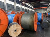 Câble métallique anti-torsion non galvanisé 19x7 de 12 mm, 14 mm, 16 mm pour levage de grues