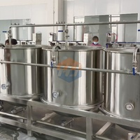 Ligne de production de lait de soja entièrement automatique personnalisée HJ Brand avec composants PLC, tension 220-380V, cuve de cuisson haute performance pour lait de soja