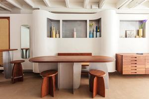 Présentoir à lunettes LED moderne à la mode Retron avec établi en bois personnalisé pour la décoration intérieure du centre commercial - Product Image 3