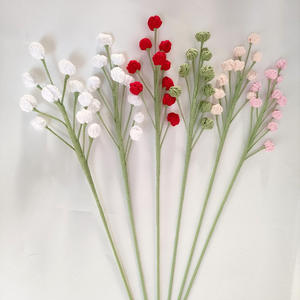 Fil Tricoté Polyvalent Petits Bouquets De Fruits Jumelé Avec Des Fleurs Colorées Tissé À La Main Fleur <span class=keywords><strong>Éternelle</strong></span> Crochet Fleur - Product Image 2