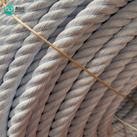 Cordon en polyester en rouleau, 8/12 brins, pour amarrage marin, haute résistance, en Dacron, pour levage industriel
