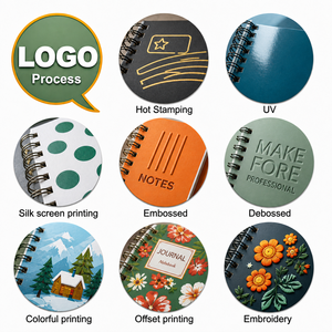 Carnet à spirales personnalisé à couverture rigide B5, 160 pages, ligné, design esthétique pour femmes, certifié FSC, cadeau <span class=keywords><strong>scolaire</strong></span>, impression UV, OEM - Product Image 5