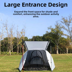 Tente de camping ultralégère pliable en alliage d'aluminium E-RIKE pour 1-2 personnes, idéale pour la randonnée - Product Image 5