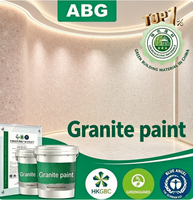 Peinture à effet pierre à base d'eau à faible teneur en COV avec formule sûre et non toxique, revêtement mural texturé pour les bâtiments des écoles maternelles