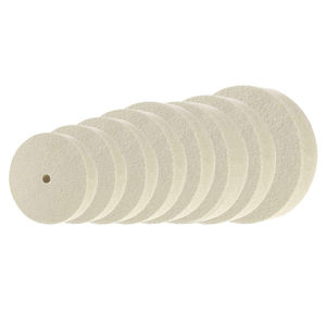 2 "3" 4 "5" 6 "7" 8 "pollici gioielli abrasivi in feltro di lana lucidare ruote lucidanti per smerigliatrice da banco - Product Image 5