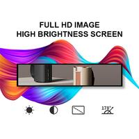 Écran publicitaire numérique étiré Android pour bord de rayonnage intérieur, ultra-large 23,1 pouces, avec affichage LCD et luminosité de 400 cd/m²