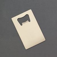 Ouvre-bouteille plat en acier inoxydable personnalisé, écologique, avec logo gravé au laser par sublimation