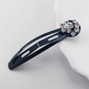 Nuevo patrón estilo mujeres accesorios para el cabello brillo negro pasador cristal horquilla brillo horquilla BB horquillas pinzas para el cabello - Product Image 2