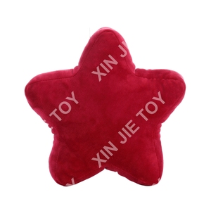 Jouet à mâcher pour chien en forme d'<span class=keywords><strong>étoile</strong></span> personnalisé en usine, jouet en peluche souple avec icône personnalisée, jouet en peluche couineur en forme d'<span class=keywords><strong>étoile</strong></span> <span class=keywords><strong>rouge</strong></span> pour animaux de compagnie - Product Image 2