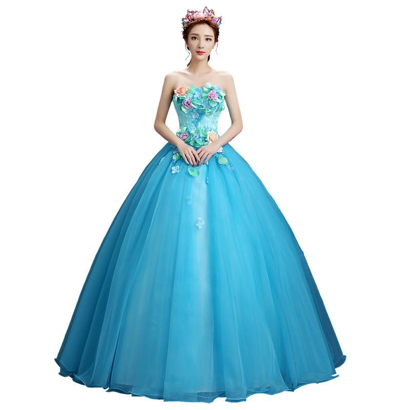 Ball Gown Vestido De Gala Floral Elegant Vestidos De Gala Luxury