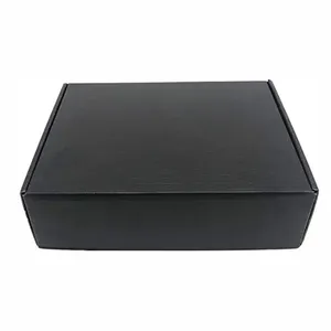Hot bán Hight chất lượng màu đen sang trọng Cá nhân hoá tùy chỉnh in logo hộp giấy sóng - Product Image 6