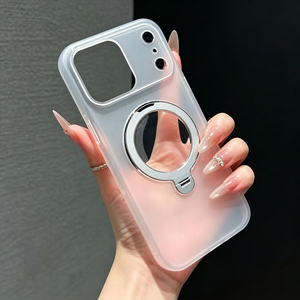 Funda de Teléfono Personalizada de Lujo con Acabado Mate de TPU, Soporte Giratorio <span class=keywords><strong>Invisible</strong></span> y Fijación Magnética para 17 16 Pro Max - Product Image 2
