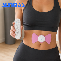 Patch TENS portable avec contrôle par application, double canal, 24 modes, 20 niveaux d'intensité, minuteur pour la thérapie de soulagement de la douleur corporelle complète portable