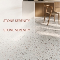 Dalles de terrazzo artificielles, couleur personnalisée, grande taille, résistantes à l'usure, pour la décoration de sols de villas commerciales