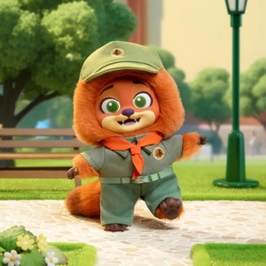 Peluche de Feiya Zootopia Judy Hopps y Nick Wilde, con Logotipo Personalizado, Lindo Animal de Peluche, Caja Sorpresa Coleccionable, Llavero para Mochila, Regalo - Product Image 2