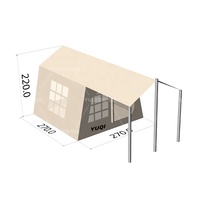 Vente directe d'usine de maison gonflable portable de tente de camping gonflable