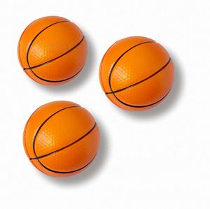 Pelota Antiestrés de Baloncesto de Espuma de PU de 10 cm con Logotipo Personalizado, Pelota Deportiva de Baloncesto de 4'' Suave y Apretable, Juguetes para Aliviar el Estrés - Product Image 4