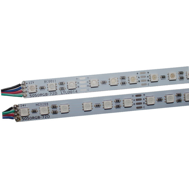 Led Light bar Rgb 24V Good Quality 5050 Smd Rigid Led Strip Rgb with AL Housing+pc with 44Key or Mini Controller