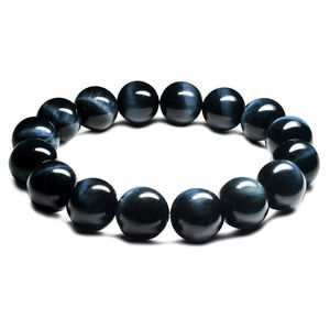 Bracelet Œil de Tigre Bleu Naturel Effet Éclair, Vente Chaude, Qualité Supérieure, Vente Directe Fabricant - Product Image 4