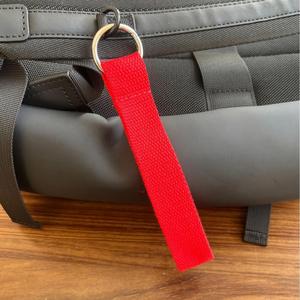 Multicolor Cotton Canvas Wrist Key Strap,Short Webbing Lanyard with Metal O-<b>Ring</b>,Handheld Keychain for Bags,Keys & Small Gadgets - Product Image 3