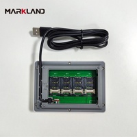 Lector/Grabador de Tarjetas Inteligentes sin Contacto RFID PC/SC CCID NFC MCR0110P-4 con Ranura 4SAM-ISO7816/14443