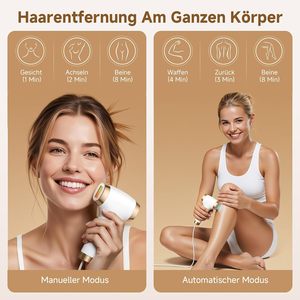 Depiladora IPL Fría con Tecnología <span class=keywords><strong>de</strong></span> Hielo para Uso Doméstico, Depiladora Láser Profesional para Mujeres, Depiladora Láser IPL con Enfriamiento - Product Image 4
