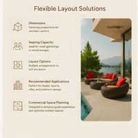 Muebles de Exterior Más Vendidos, Conjuntos de Jardín de Mimbre y Ratán, Sofá para Sala de Estar, Conjunto de Sofás para Patio