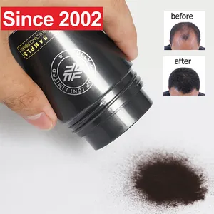 OEM Private Label Fabricante Cover Hair Loss Wig Powder TOTALMENTE 2ª Geração Planta Queratina Cabelo Construção Fibras