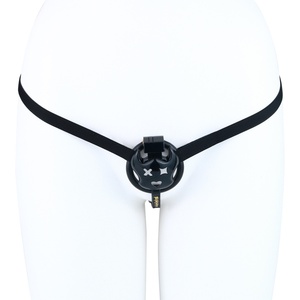 FRRK-329A Black Devil Cock Cage Strapon ABS Short Penis Device Durable BDSM <b>Toys</b> Discreet Chastity Cage <b>for</b> Couples Power Play - Product Image 3