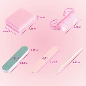 Disposable 4Pcs EVA Luxurious <b>Manicure</b> Nail <b>Kit</b> and Pedicure Spa Liner - Product Image 4