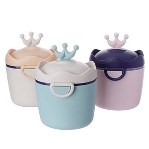 Boîte de lait en poudre Crown en plastique sans BPA pour le stockage des aliments pour bébés - Product Image 1