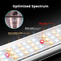 Lampe de culture LED Samsung Tritile 720W à 6 barres, spectre complet, dimmable, 2,8 µmol/J, haute efficacité pour plantes d'intérieur et serres